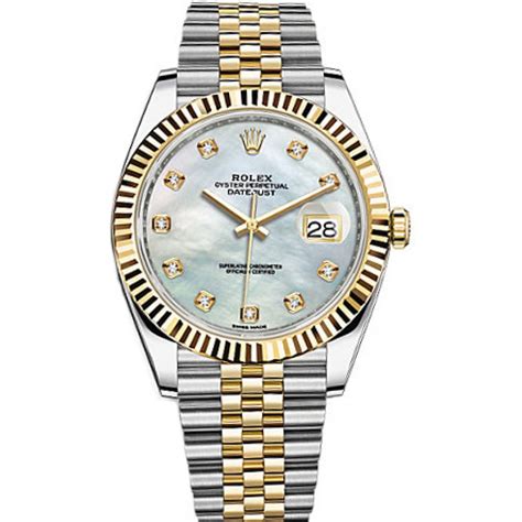 rolex datejust mop diamond dial 41|rolex datejust full diamond preis.